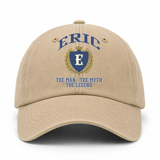 The Man The Myth The Legend Luxury Logo Cap ERIC 13K1 C34PF