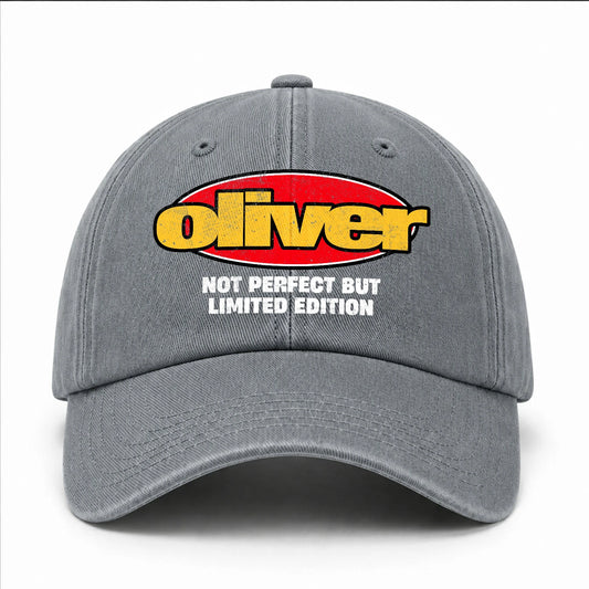 Your Name Not Perfect But Limited Edition Red Logo Washed Cap OLIVER 13K1 C84PF