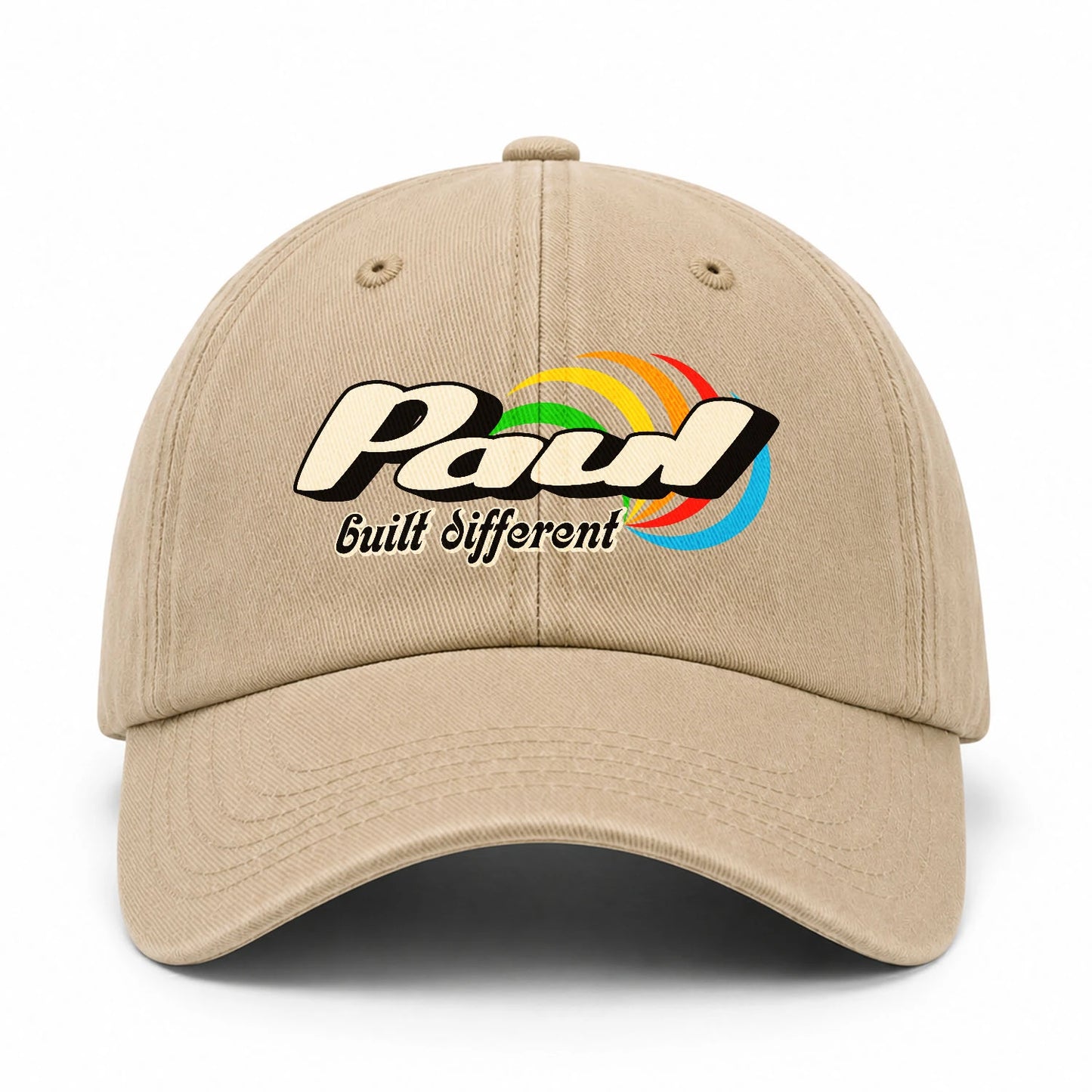 Your Name Built Different Retro Washed Cap PAUL 13K1 C55PF