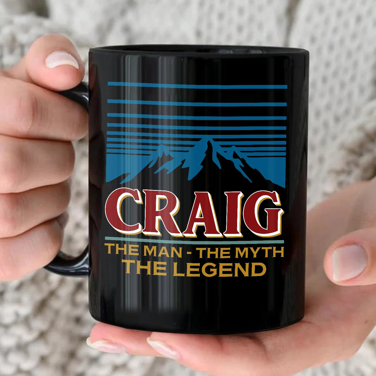 The Man The Myth The Legend Mountain Mug CRAIG 13K1 MG04