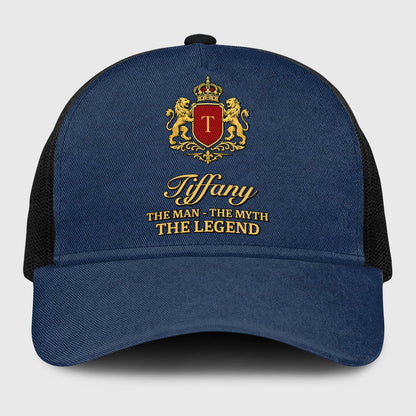 The Man The Myth The Legend Royal Blue Mesh Cap TIFFANY 13K1 C187PF