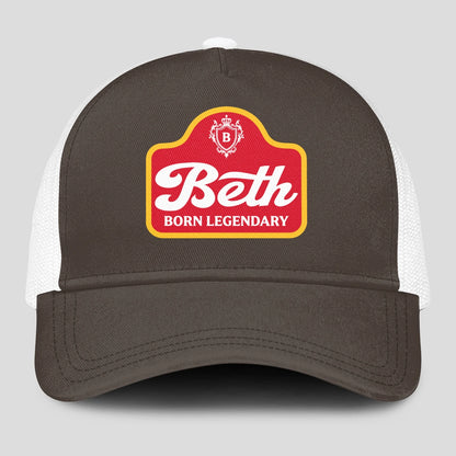 Born Legendary Charcoal Mesh Cap BETH 13K1 C196PF