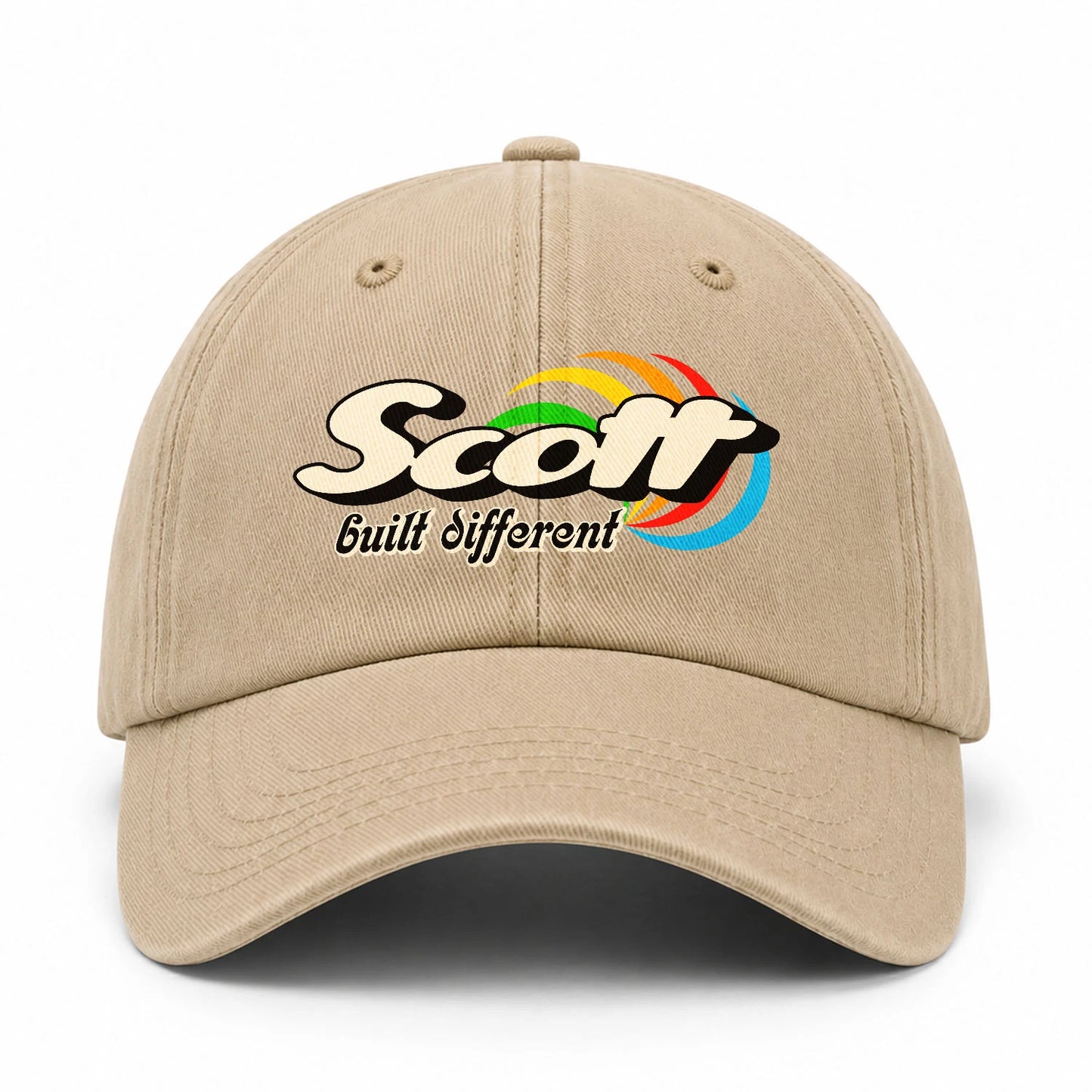 Your Name Built Different Retro Washed Cap SCOTT 13K1 C55PF