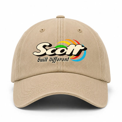 Your Name Built Different Retro Washed Cap SCOTT 13K1 C55PF