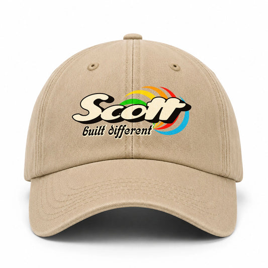 Your Name Built Different Retro Washed Cap SCOTT 13K1 C55PF