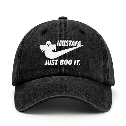 Just Boo It Halloween Washed Cap MUSTAFA 13K1 C83PF