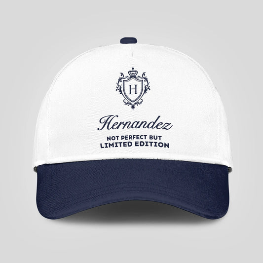 Not Perfect But Limited Edition Blue And White Luxury Cap HERNANDEZ 13K1 C151PF