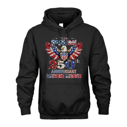 PABLO 13K1-523 Personalized "Team...Lifetime Member" America 250 Design