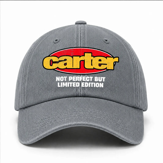 Your Name Not Perfect But Limited Edition Red Logo Washed Cap CARTER 13K1 C84PF