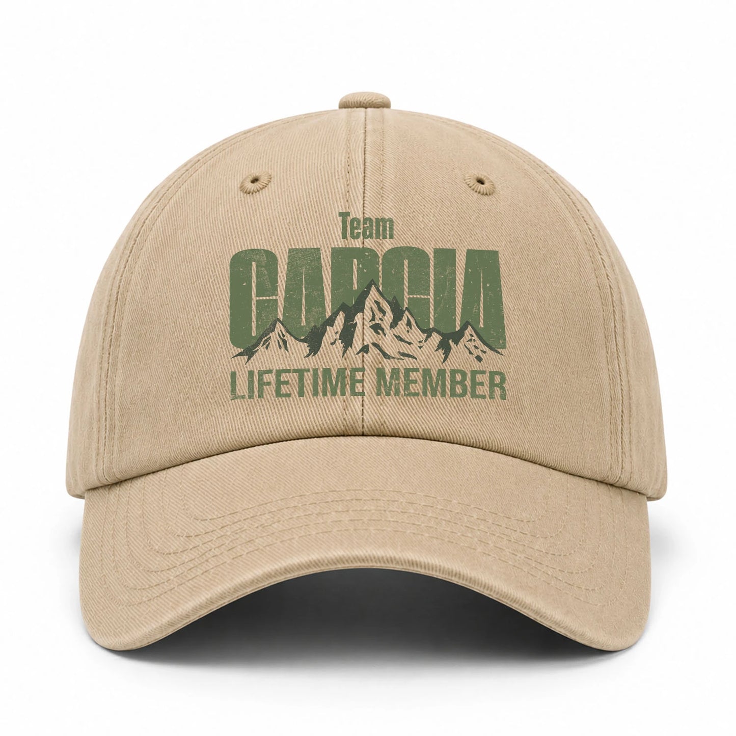 Team Your Name Lifetime Member Mountain Cap GARCIA 13K1 C58PF
