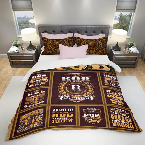 ROB Limited Edition Personalized Bedding Set 13K1-BS3
