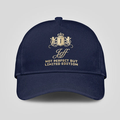 Not Perfect But Limited Edition Crest Logo Navy Cap JEFF 13K1 C160PF