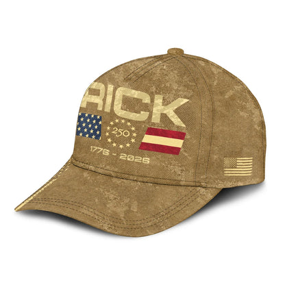 RICK 13K1-C14PF 250th Anniversary Patriotic Baseball Cap 1776–2026