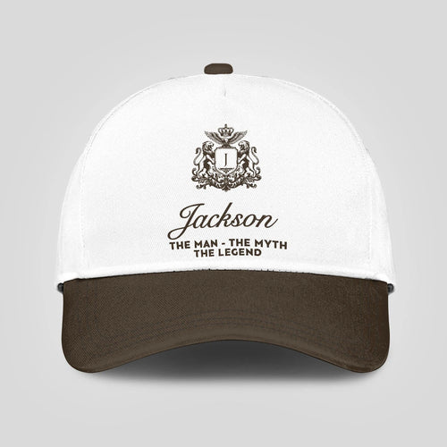 The Man The Myth The Legend Brown Cap JACKSON 13K1 C47PF