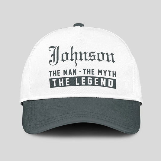 The Man The Myth The Legend Luxury Cap JOHNSON 13K1 C39PF