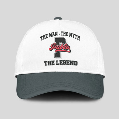 The Man The Myth The Legend Custom Initial Letter And Name Cap PABLO 13K1 C38PF