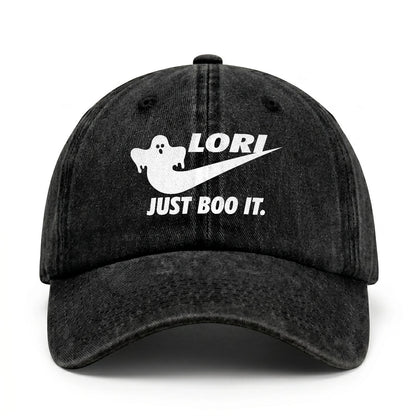 Just Boo It Halloween Washed Cap LORI 13K1 C83PF