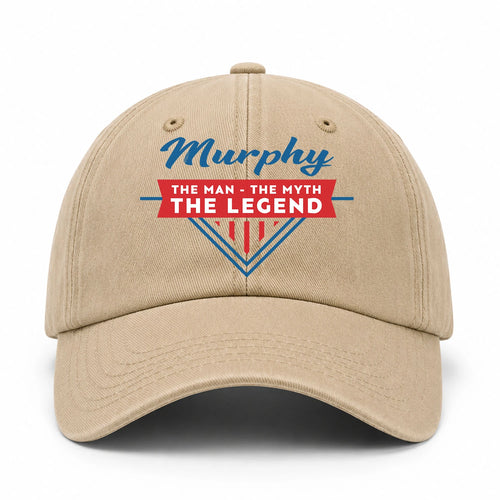 The Man The Myth The Legend Logo Washed Cap MURPHY 13K1 C37PF