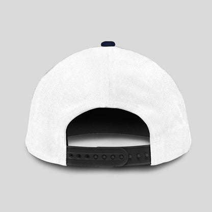 Built Your Name Tough Slogan Blue And White Cap FERNANDA 13K1 C95PF