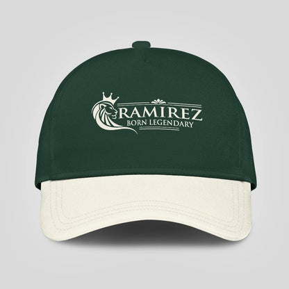 Born Legendary Lion Logo Sage Green And Beige Cap RAMIREZ 13K1 C182PF
