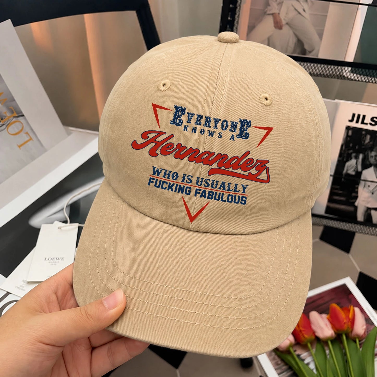 Everyone Knows A Your Name Who Is Usually Fucking Fabulous Washed Cap HERNANDEZ 13K1 C53PF