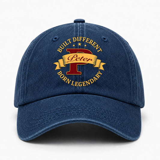 Built Different Born Legendary Royal Washed Cap PETER 13K1 C71PF