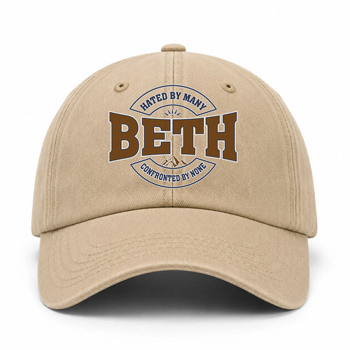 Hated By Many Confronted By None Washed Cap BETH 13K1 C36PF