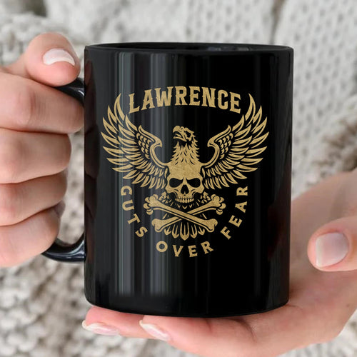 Guts Over Fear Eagle And Skull Mug LAWRENCE 13K1 MG28