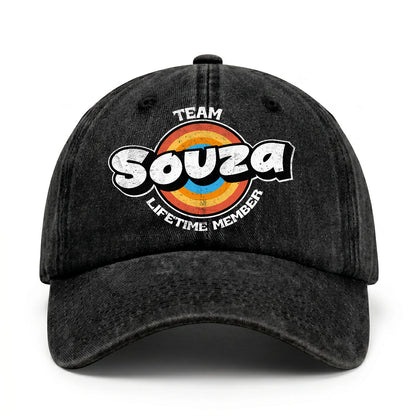Team Your Name Lifetime Member Logo Cap SOUZA 13K1 C66PF