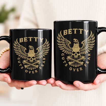 Guts Over Fear Eagle And Skull Mug BETTY 13K1 MG28