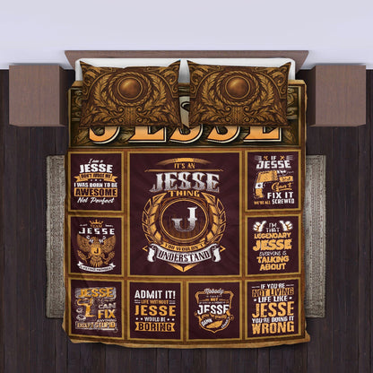 JESSE Limited Edition Personalized Bedding Set 13K1-BS3