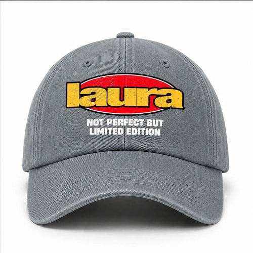 Your Name Not Perfect But Limited Edition Red Logo Washed Cap LAURA 13K1 C84PF