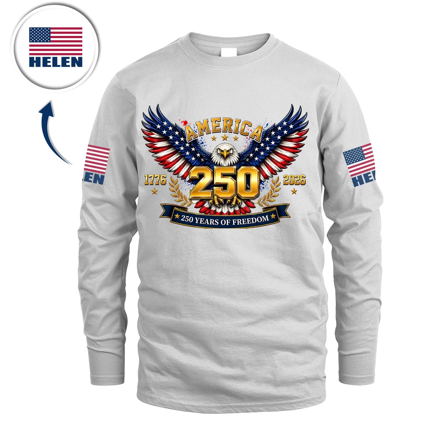 HELEN 13K1-550 America 1776-2026 250 Years of Freedom