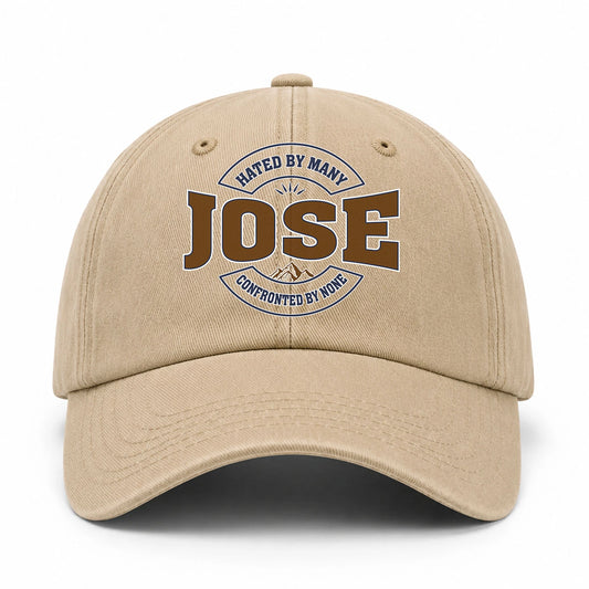 Hated By Many Confronted By None Washed Cap JOSE 13K1 C36PF
