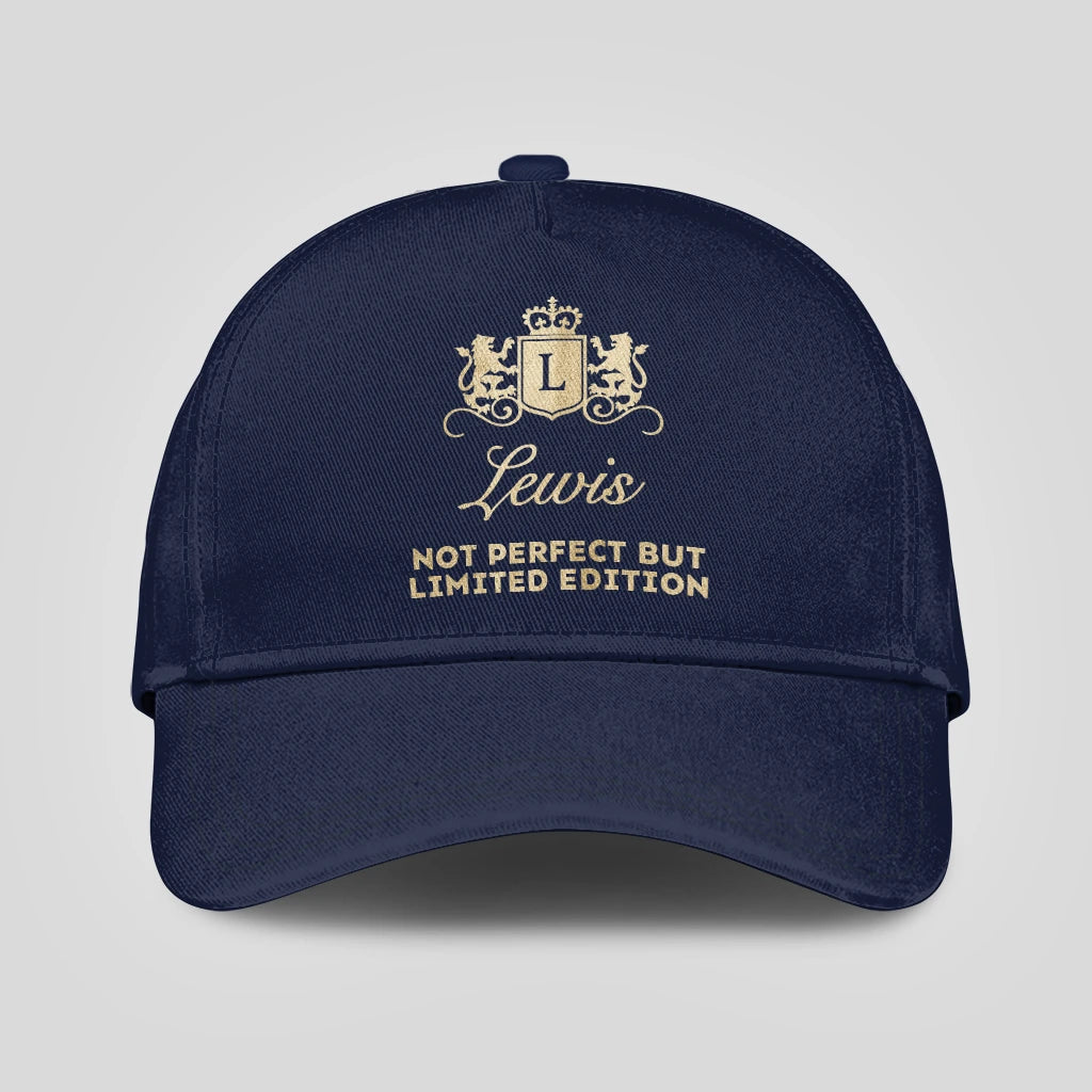 Not Perfect But Limited Edition Crest Logo Navy Cap LEWIS 13K1 C160PF