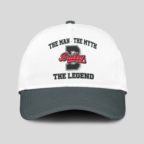 The Man The Myth The Legend Custom Initial Letter And Name Cap BAILEY 13K1 C38PF