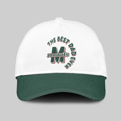 The Best Dad Ever Custom Name Cap MORRIS 13K1 C35PF