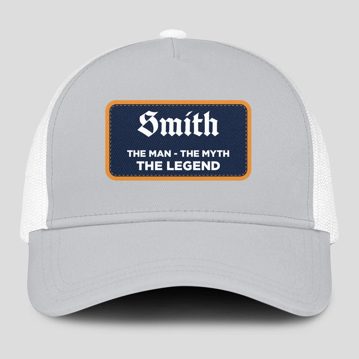 The Man The Myth The Legend Gray Mesh Cap SMITH 13K1 C204PF