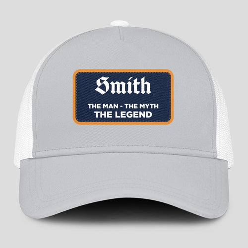 The Man The Myth The Legend Gray Mesh Cap SMITH 13K1 C204PF