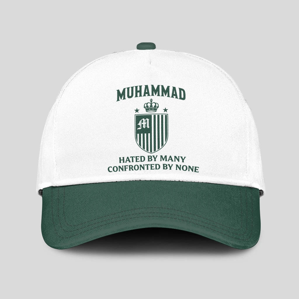 Hated By Many Confronted By None Luxury Logo Cap MUHAMMAD 13K1 C41PF