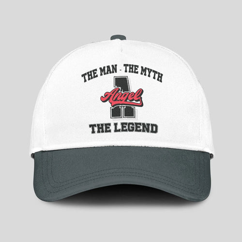The Man The Myth The Legend Custom Initial Letter And Name Cap ANGEL 13K1 C38PF