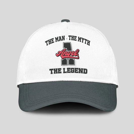 The Man The Myth The Legend Custom Initial Letter And Name Cap ANGEL 13K1 C38PF