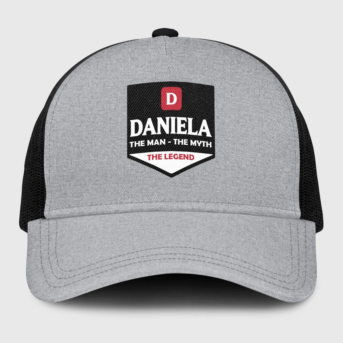 The Man The Myth The Legend Gray Mesh Cap DANIELA 13K1 C189PF