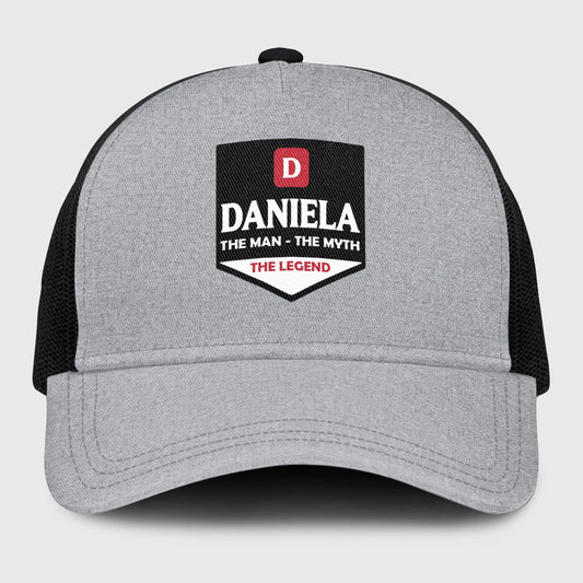 The Man The Myth The Legend Gray Mesh Cap DANIELA 13K1 C189PF