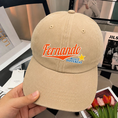 Your Name Built Different Logo Washed Cap FERNANDO 13K1 C56PF