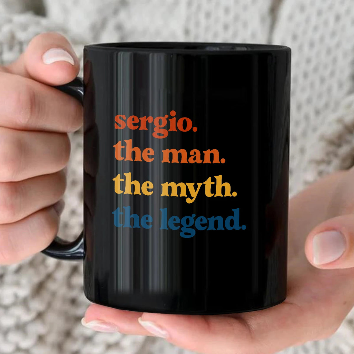 The Man The Myth The Legend Retro Mug SERGIO 13K1 MG06