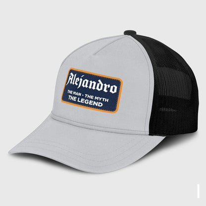 The Man The Myth The Legend Gray Mesh Cap ALEJANDRO 13K1 C204PF