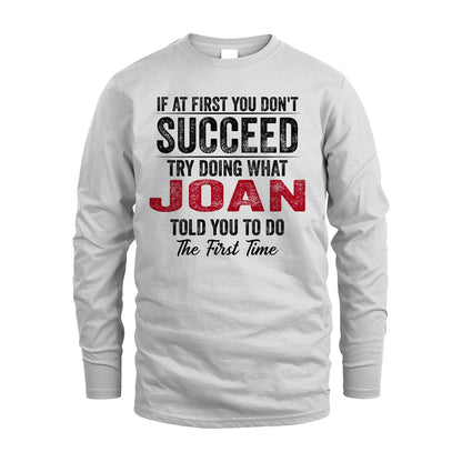 JOAN 13K1-357 If At First You Don't Succeed...
