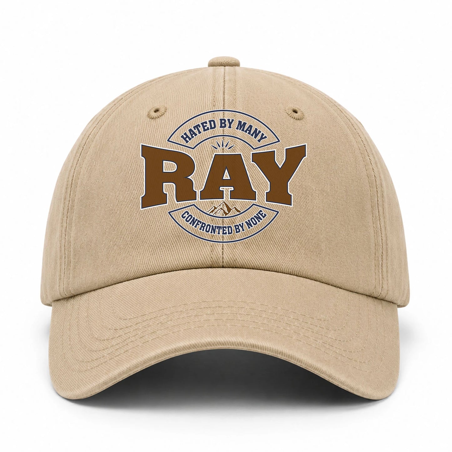 Hated By Many Confronted By None Washed Cap RAY 13K1 C36PF