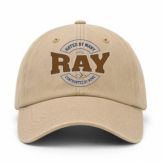 Hated By Many Confronted By None Washed Cap RAY 13K1 C36PF